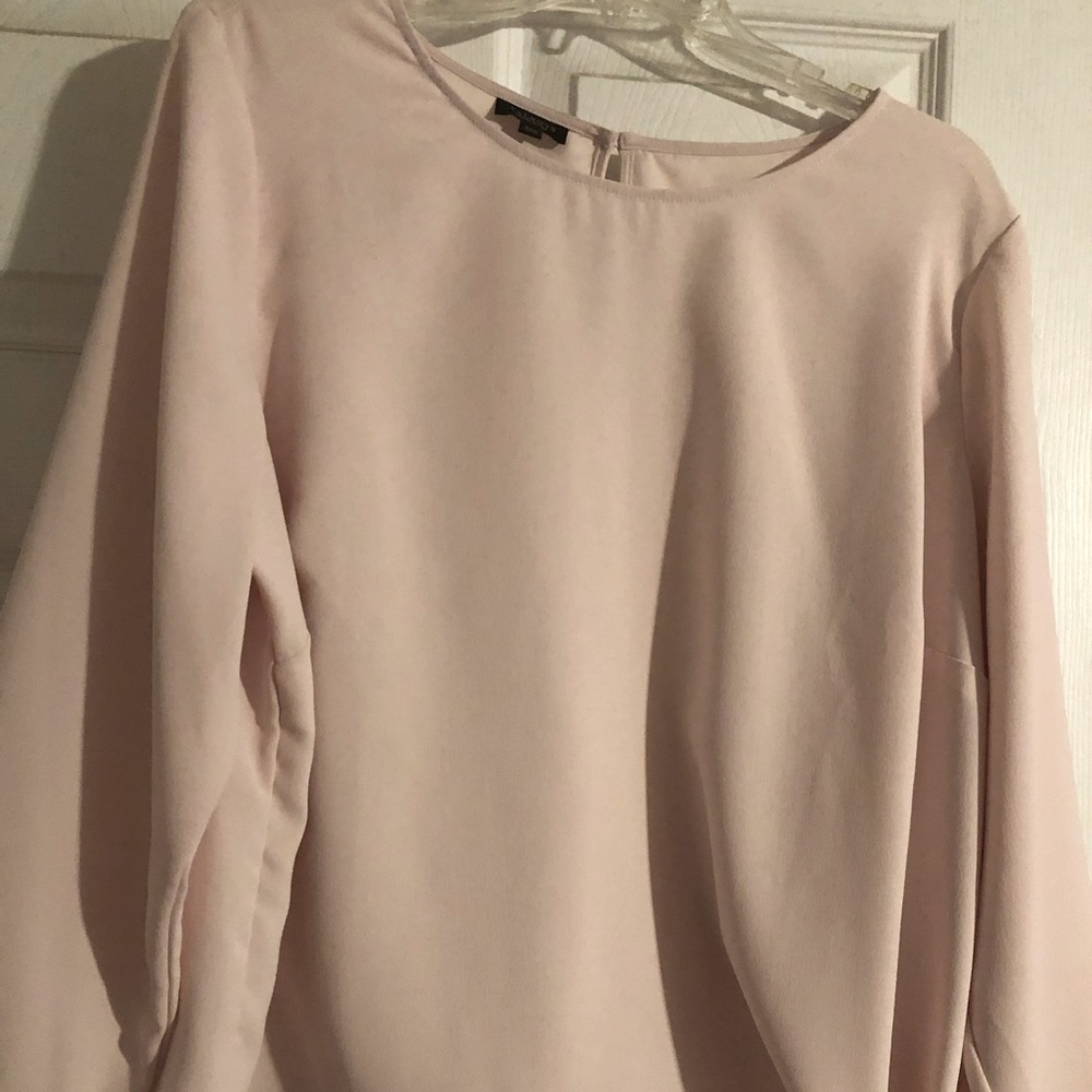 Talbots Petite Plus - Seashell Pink Top with tie knot at the hip - 2XP